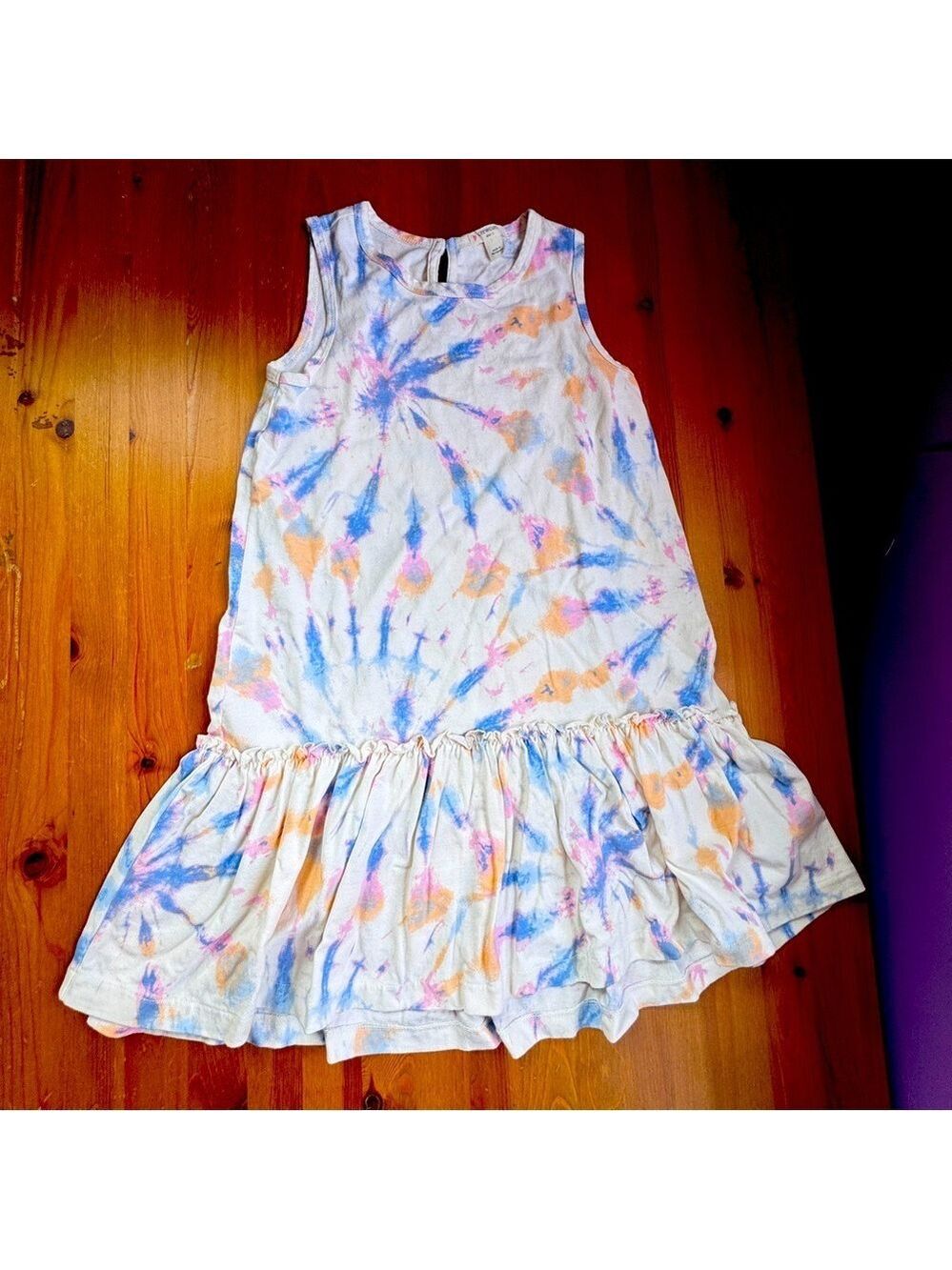 Crewcuts tie dye dress size 8